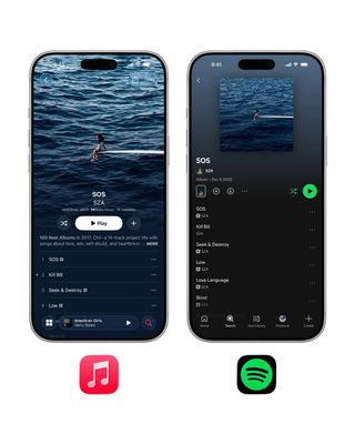 Anh em thích cái nào? Tui thì tui thấy Apple Music đẹp quá