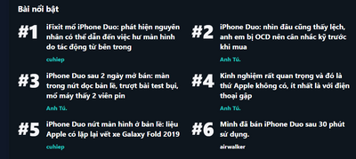 Đã tham hơn 2k ngày trên này , lần đầu thấy nhiều bài viết Hot như thế này