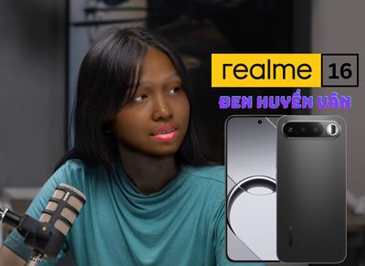 realme ra mắt realme 16 Đen Huyền Vân, độc quyền tại VN.