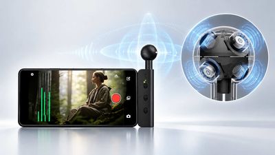 Đây là microphone Sony ECM-AX10 hỗ trợ thu âm không gian 3D, kết nối USB-C, giá 250 USD