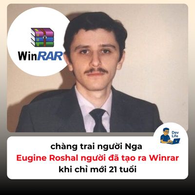 Eugene Roshal - người đứng sau định dạng nén RAR và công cụ WinRAR huyền thoại mà chúng ta vẫn...