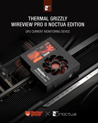 Thermal Grizzly ra mắt thiết bị bảo vệ nguồn GPU WireView Pro II Noctua Edition