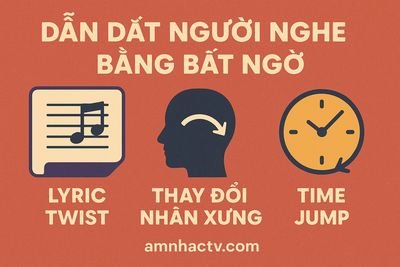 Dẫn dắt người nghe bằng bất ngờ – Bí quyết để ca khúc gây ấn tượng sâu sắc