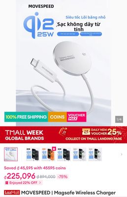 SẠC Qi2 25W giá ngon  s.lazada.vn/s.7KGKk?cc&t=p-i3dTF3o-sHomajc