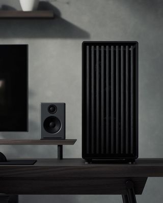 Fractal Design North Momentum Edition: case PC kết hợp vật liệu gỗ sồi, full đen, tương thích bo ATX