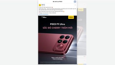 POCO F9 Ultra ấn định ngày ra mắt tại Việt Nam là 01/09
