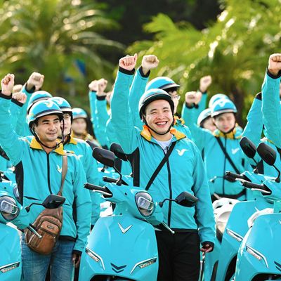 Dịch vụ gọi xe máy điện xanh SM Bike ra mắt tại Hà Nội, giá từ 4.800 VNĐ cho 1km