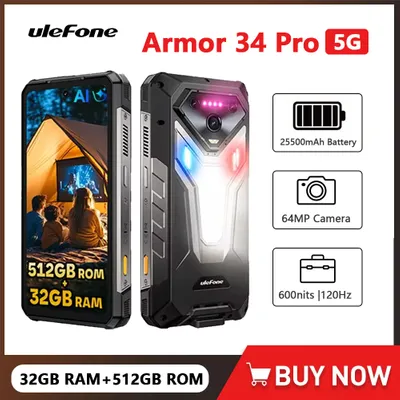 Mục sở thị #Smartphone5G #UlefoneArmor34Pro Siêu Bền Pin Khủng 25500mAh 66W MÁY CHIẾU...