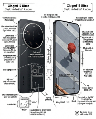 Thông số cấu hình Xiaomi 17 Ultra