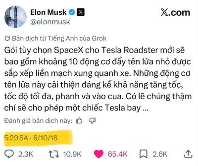 Anh Musk hay giỡn láo nhưng ảnh liêm nha, nói được làm được, 8 năm trước ảnh bảo ảnh sẽ làm xe...
