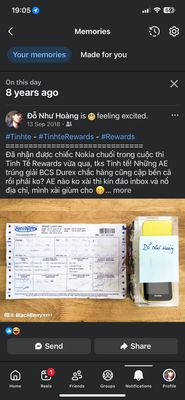 Được tặng từ tám năm trước.