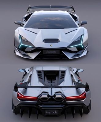 Video render Lamborghini Aventador SVJ 2024