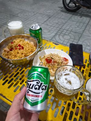 Làm vài lon.