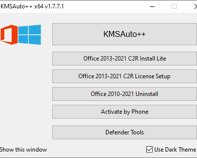 Download KMSAuto++  – Kích hoạt windows và office