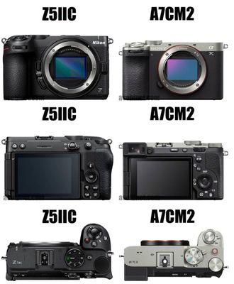 So sánh Nikon Z5IIC vs Sony A7CII