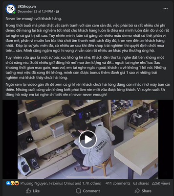 Draama cực căng giữa Shop âm thanh và khách hàng :D