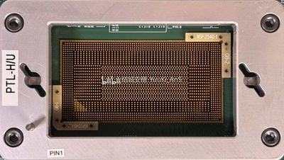 Hình ảnh bộ xử lý Panther Lake-H xuất hiện trên hệ thống phát triển nội bộ của Intel