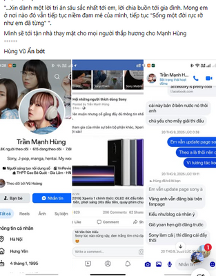 Hình như bạn này cũng là thành viên khá tích cực trên Tinhte, chuyên viết về Sony, nay vô tình...