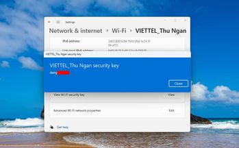 Windows 11 23H2: cách xem mật khẩu mạng Wi-Fi vô cùng đơn giản