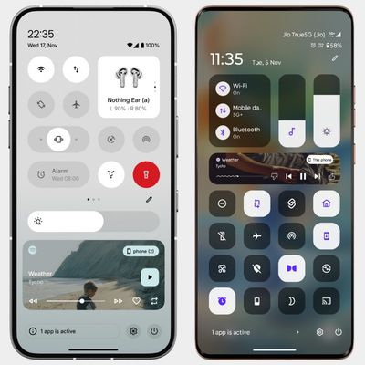 Giao diện của Nothing OS đẹp quá
