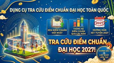 Tra cứu điểm chuẩn các trường đại học trên cả nước mới nhất năm 2027