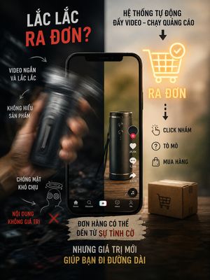 Lắc lắc cũng ra đơn, nhưng có thật sự là bán hàng?