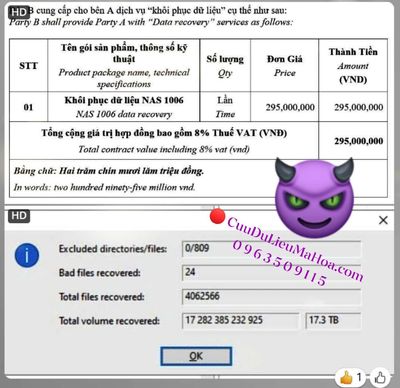 Ước gì tháng nào cũng chục đơn Cứu Dữ Liệu Mã Hóa như Ticket  #1006.