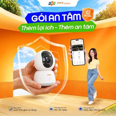 Combo internet + truyền hình tặng camera Ngày vàng các bác owii