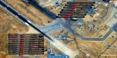 ❌Hình ảnh vệ tinh của Trung Quốc cho thấy ít nhất 17 tiêm kích đa năng F-15E của Mỹ đã...