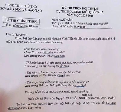Lâu rồi vẫn chưa quen với phong trào thơ tự do. Đọc bài thơ không có vần có điệu nó sao sao á.…