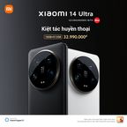 Xiaomi 14 Ultra giá 33 triệu tại Việt Nam: 16GB RAM và 512GB bộ nhớ trong