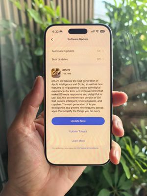 iOS27 chích thức, ai lên thì lên