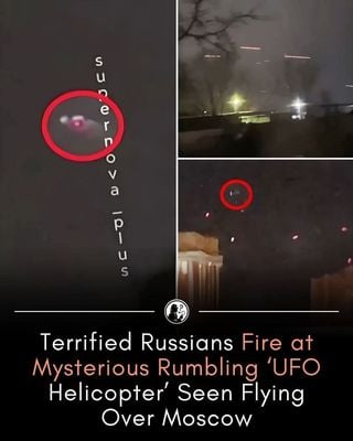 Người Nga cảm thấy thích thú khi UFO liên tục xuất hiện trên bầu trời Moscow