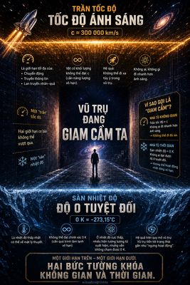 Có những giới hạn mà dù công nghệ tiến xa đến đâu, vật lý vẫn chưa cho phép chúng ta vượt qua:...