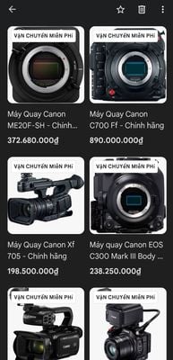 Canon quảng cáo toàn máy quay đắt tiền :D