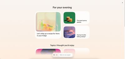 Copilot có giao diện mới, trước mắt thấy mượt mà hơn, bớt máy tính hơn, thân thiện hơn, có sẵn...