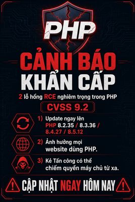Khẩn, anh em sử dụng PHP lưu ý