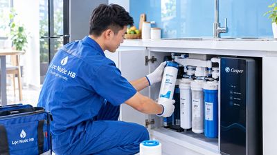 Quy Trình Dịch Vụ Thay Lõi Lọc Casper Tại Nhà Chuẩn Kỹ Thuật