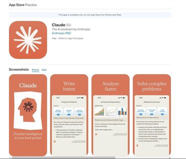 Claude AI chính chủ chính thức ra mắt trên iOS.