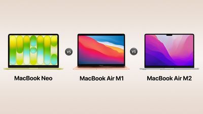 So sánh MacBook Neo VS MacBook Air M1 VS  MacBook Air M2