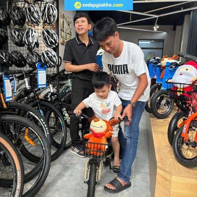 Xe đạp trẻ em 5 tuổi lựa chọn an toàn cho bé mới đạp xe