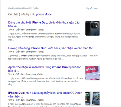 iPhone DUO: 68K