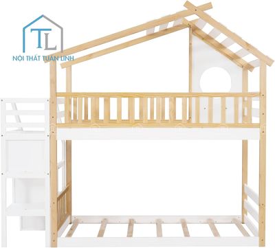 Giường tầng trẻ em Tuấn Linh , chào đón năm mới với giá siêu ưu đãi cuối năm