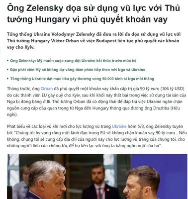 Thầy Zel tuyên bố sẽ gửi địa chỉ nhà của Thầy Orban cho Đao phủ Budanov vì dám cản trở tiền...