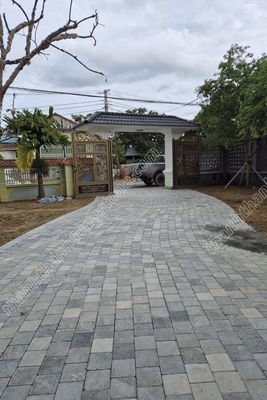Đá xanh đen quay mẻ - Thanh Thanh Tùng Stone