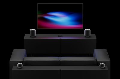 Apple TV 4K mới ghép 4 loa HomePod, có chế độ Whole Room Audio phủ đều âm cả phòng