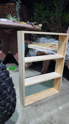 Mua gỗ về DIY đồ...