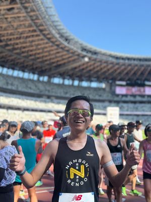 Cuối cùng thì mình cũng lọt vào được sub100 cự ly HM hehee