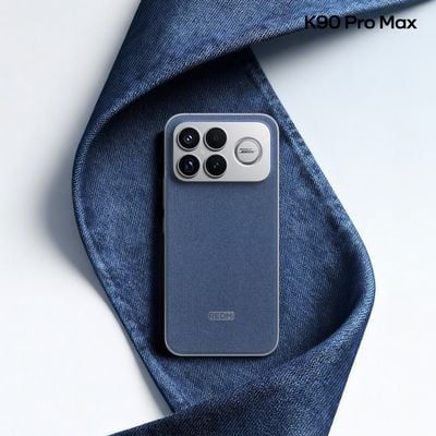 REDMI K90 Pro Max lộ diện qua bộ ảnh sản phẩm. Máy có phiên bản mặt lưng họa tiết vải jean đẹp...