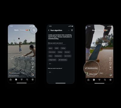 Instagram để người dùng tự chỉnh thuật toán Reels, không phải để nó quyết định hết